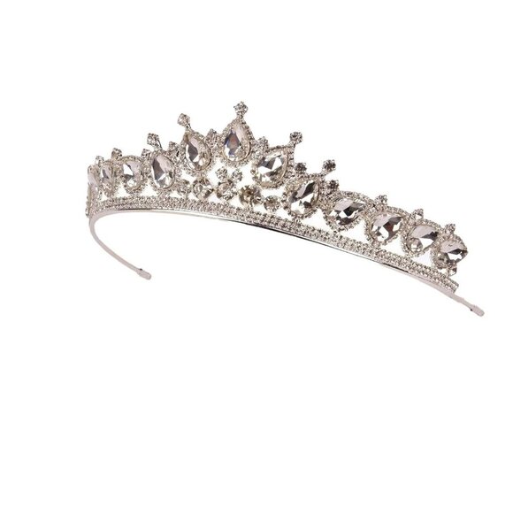 Women's Tiara-Crown for Henna Wedding Party | Glitter Hair Accessories for Brida - Picture 3 of 9